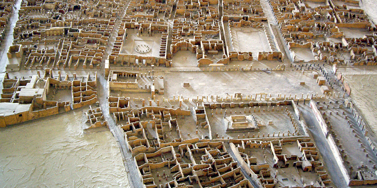 Modell der Stadt von Pompeji - Autor: virtusincertus (bearbeitet)